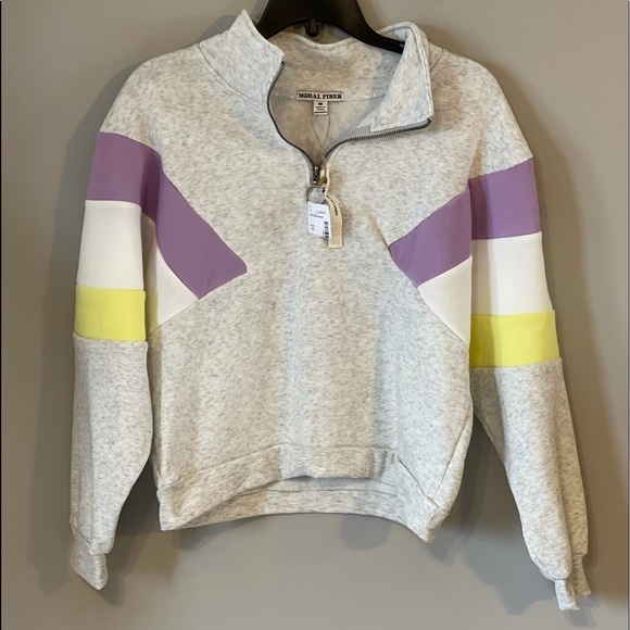 Moral Fiber size medium crop hoodie sweatshirt new with tag - Picture 10 of 16